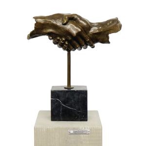 Escultura de bronce,...
