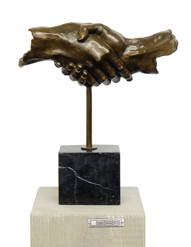 Bronze sculpture, sharing, inspired...