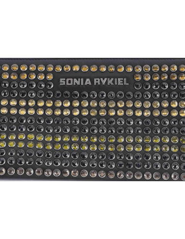 Pochette Sonia Rykiel, cuir clouté de...