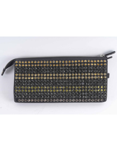 Pochette Sonia Rykiel, cuir clouté de...