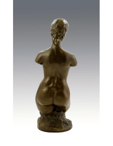 Bronze sculpture of a female torso
