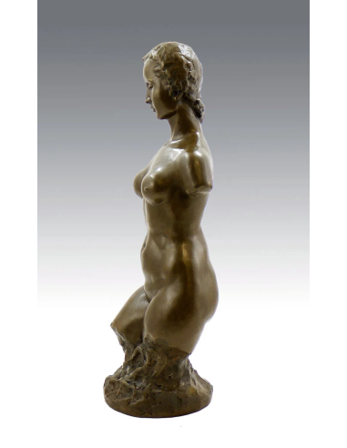 Bronzen sculptuur van een vrouwentorso