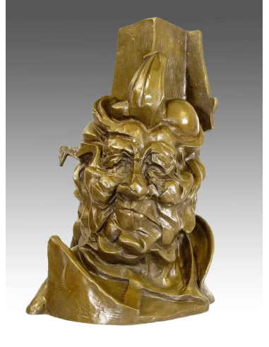 青铜雕塑，再现艺术家翁贝托-波乔尼（Umberto...