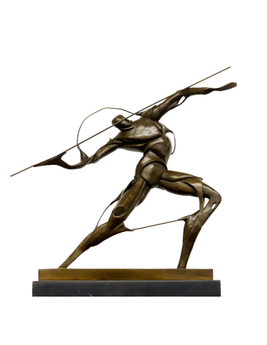 抛光青铜雕塑，艺术家 Umberto Boccioni 的复制品
