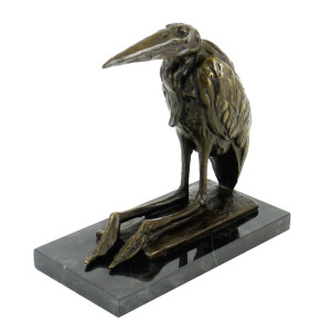 Escultura de bronce de un...