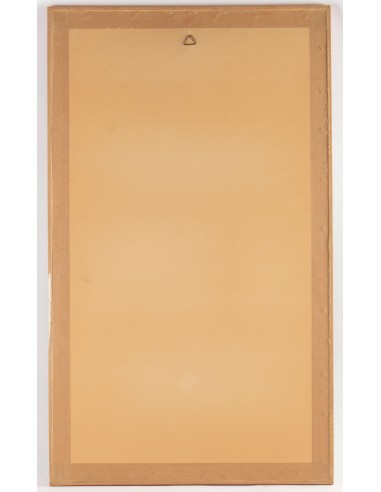 Seta, pittura cinese, xixth secolo, scena tempio, asie