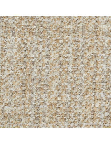 Taburete, tela beige, base acabado...