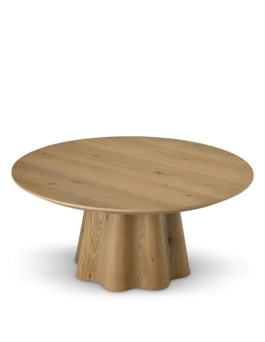Table basse, placage chêne