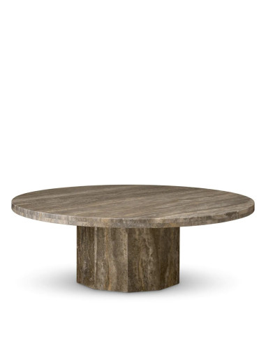 Silver marble coffee table