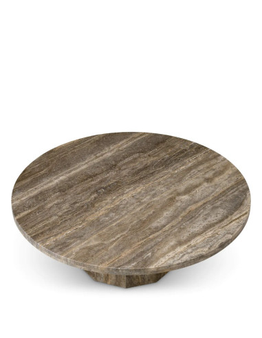 Silver marble coffee table
