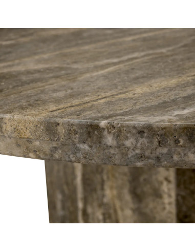 Silver marble coffee table