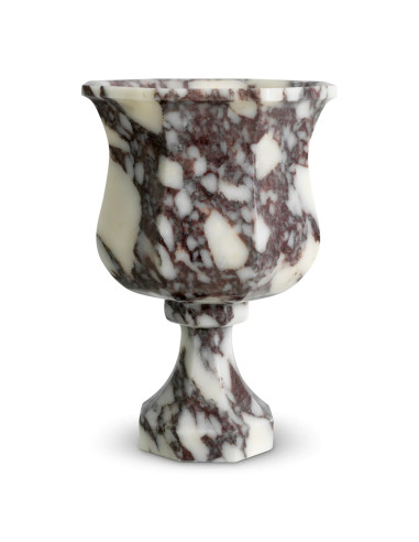 White marble vase