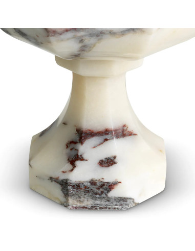 Vase en marbre blanc