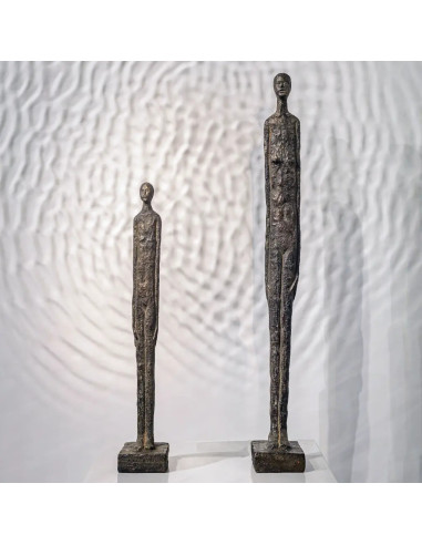伊特鲁里亚青铜影子雕像，意大利古董艺术复制品，尺寸 L