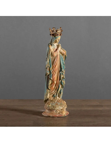 Virgen María coronada, estilo...