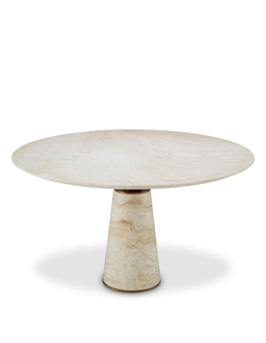 Travertin eettafel, afwerking...