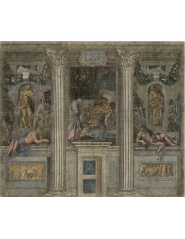 Decorative panoramic, antique style...