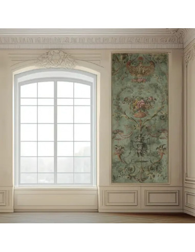 Panoramic wall, 19th century style,...