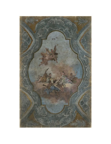 全景壁画，19 世纪风格，帆布壁画装饰