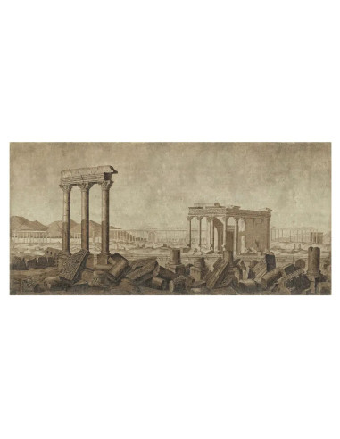 19th-century-style panoramic wall...