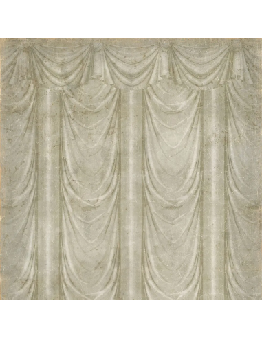 Panoramic decorative drape in...
