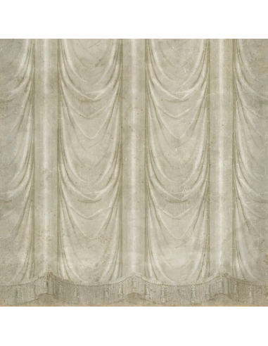 Panoramic decorative drape in...