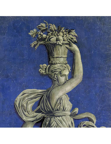Antique paper panoramic wall decor