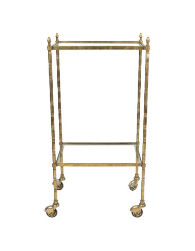 Brass side table, 1950-1960.