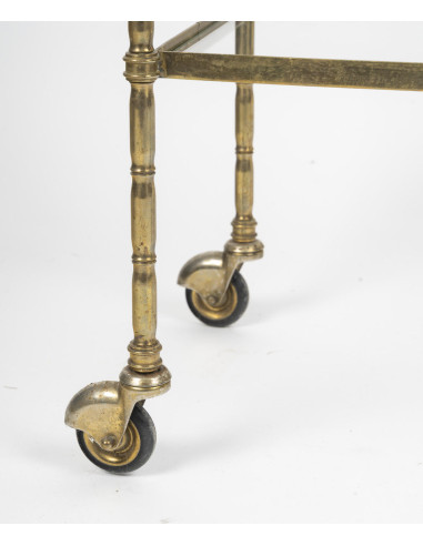 Brass side table, 1950-1960.
