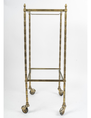 黄铜边桌，1950-1960 年。