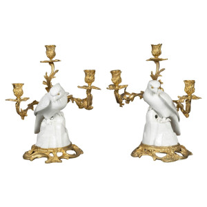 Pareja de candelabros de...