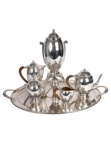 Conjunto de chá e café com samovar,...