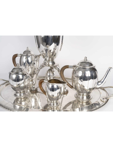 Conjunto de chá e café com samovar,...
