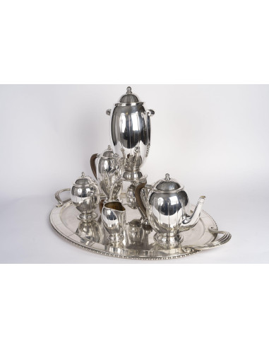Conjunto de chá e café com samovar,...