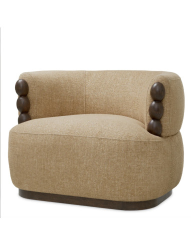 Silla, sillón en tejido Renato Honey...