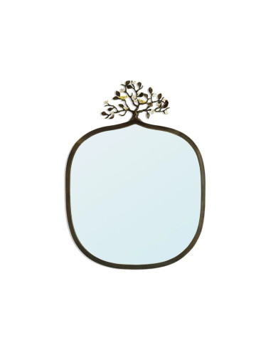 Contemporary wall mirror in gilded...