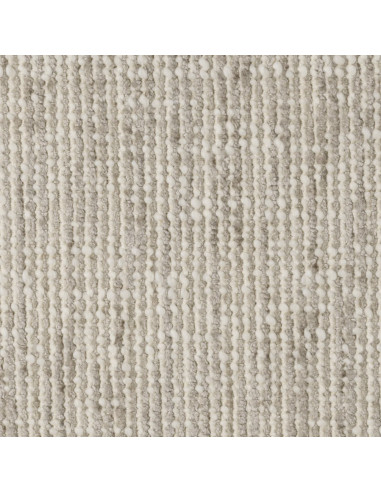 Stool in beige fabric and...
