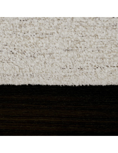 Off-white fabric sofa with charcoal...