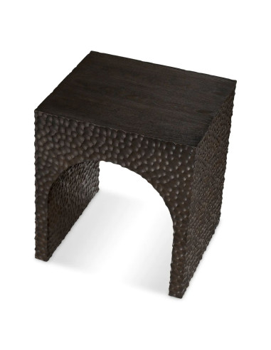 Table d’appoint en placage de chêne,...