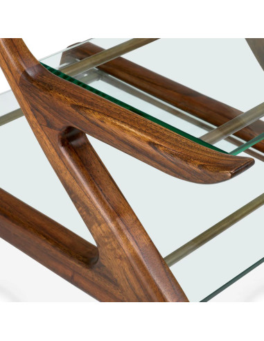 Credenza in legno classico marrone e...