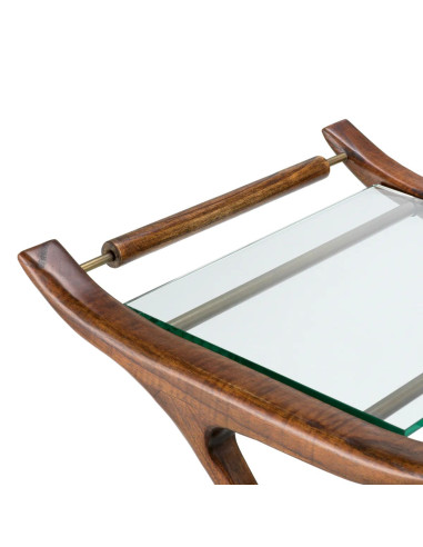 Credenza in legno classico marrone e...