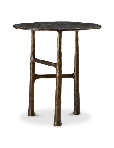 Table d’appoint en finition bronze
