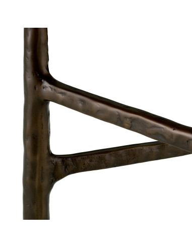 Table d’appoint en finition bronze