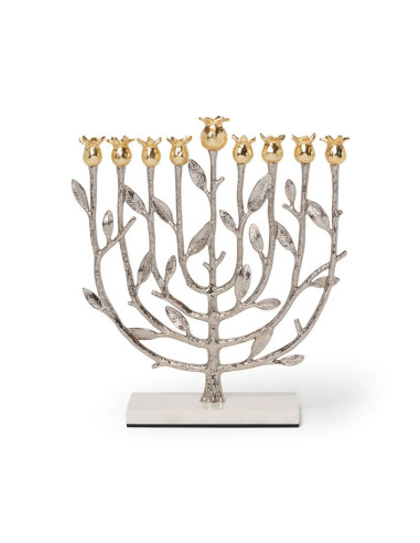 Contemporary silver-plated and gilded...