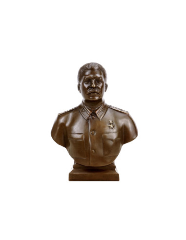 Bronzová busta, realistická figurální...