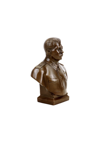 Bronzová busta, realistická figurální...