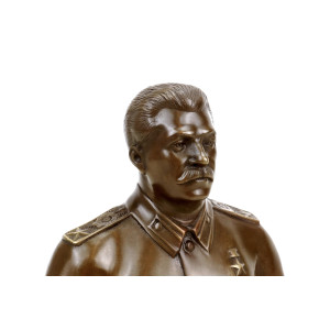 Bronzová busta, realistická... 2