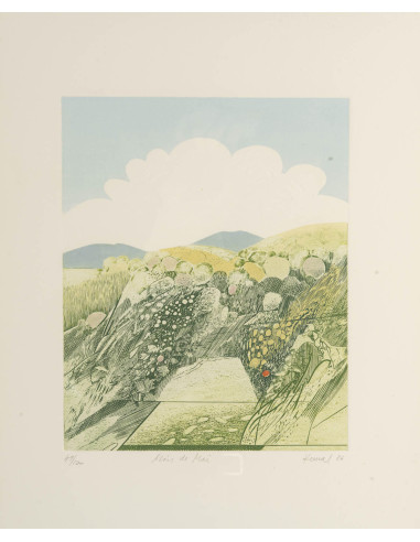 凯末尔的石版画，1986 年，以五月为主题。