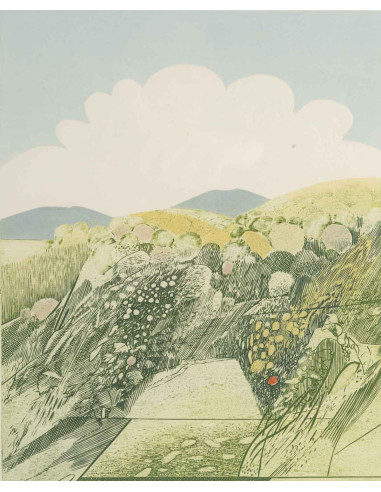 凯末尔的石版画，1986 年，以五月为主题。