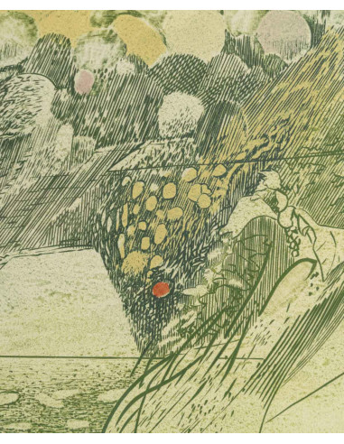 凯末尔的石版画，1986 年，以五月为主题。